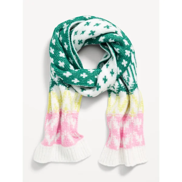 Fair Isle Scarf for Women - Fair Isle Multi