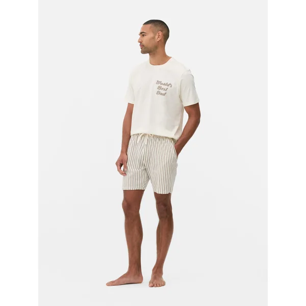 Father’s Day Family Matching Dad Pajamas - Ivory