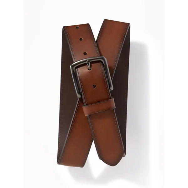 Faux-Leather Belt - Brown Tint