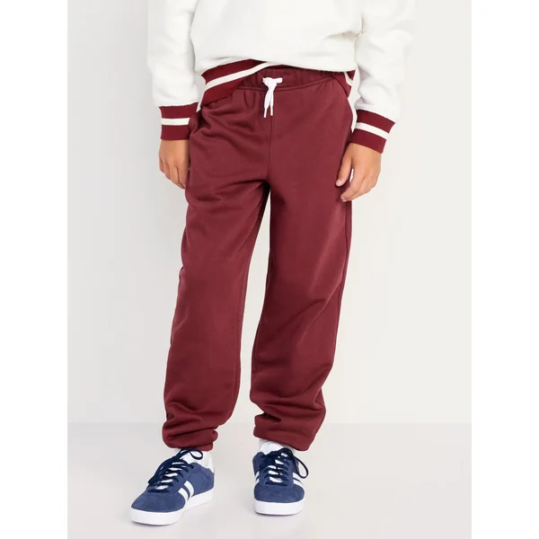 Favorite Fleece Baggy Jogger Sweatpants for Boys - Royal Red