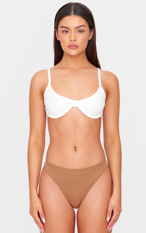 Brown Seamless Single Thong