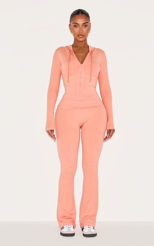 Shape Peach Sculpted Foldover Waist Flare Pants