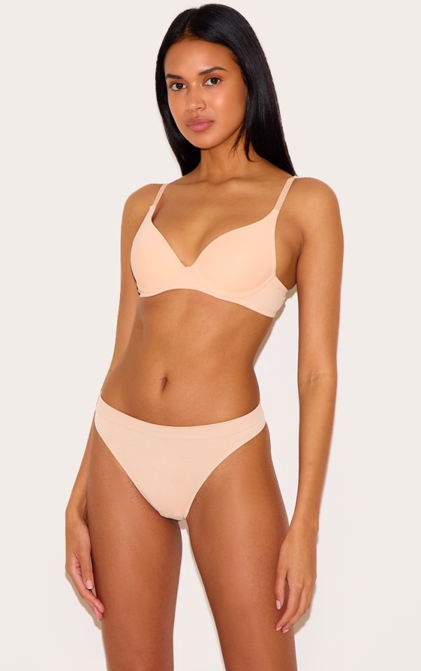 Light Nude Scoop Cupped Underwired Bra