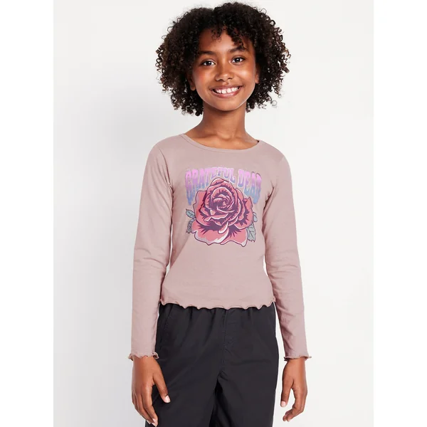 Fitted Licensed Graphic T-Shirt for Girls - Icelandic Mineral