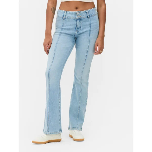 Flared Leg Jeans - Blue