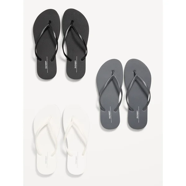 Flip-Flop Sandals 3-Pack (Partially Plant-Based) - Natural Combo