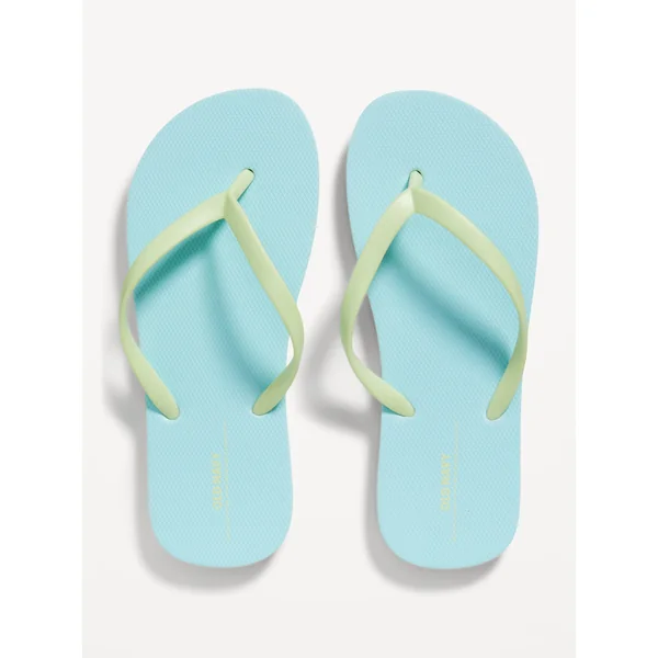 Flip-Flop Sandals for Girls (Partially Plant-Based) - Ceramic Blue