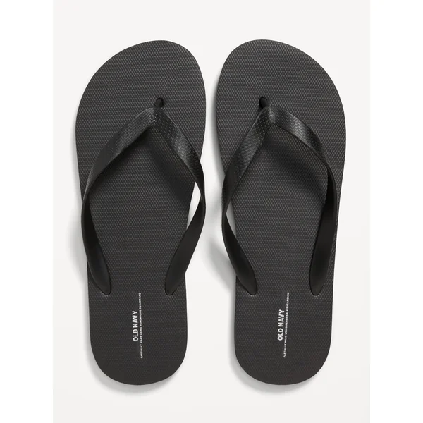 Flip-Flop Sandals (Partially Plant-Based) - Black