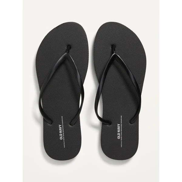 Flip-Flop Sandals (Partially Plant-Based) - BlackJack