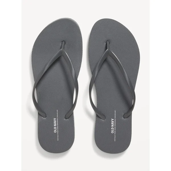 Flip-Flop Sandals (Partially Plant-Based) - Dark Gray