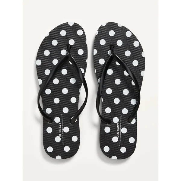 Flip-Flop Sandals (Partially Plant-Based) - Polka Dot