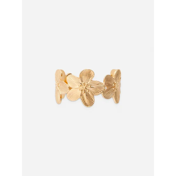 Floral Cuff - Yellow