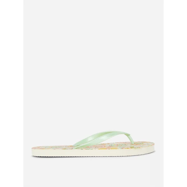 Floral Flip Flops - Multi