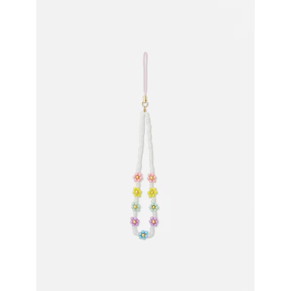 Floral Phone Charm - Multi