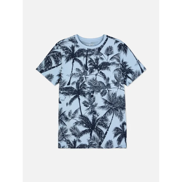 Floral T-Shirt - Blue