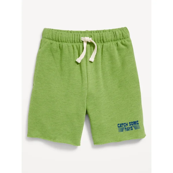 French-Terry Graphic Shorts for Toddler Boys - PEAPOD