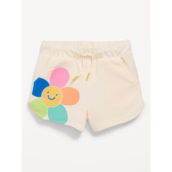 French-Terry Shorts for Toddler Girls - Creme De La Creme