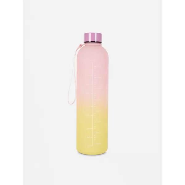 Frosted Water Bottle - Lemon