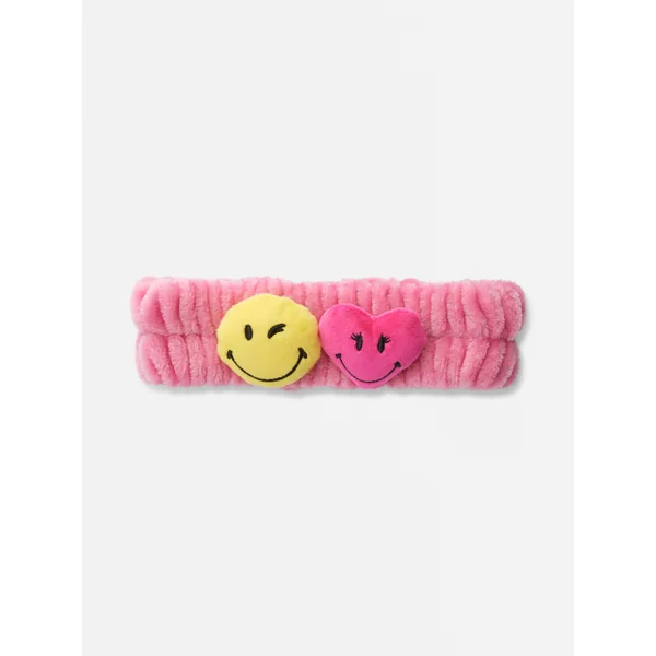 Fun Smiley Beauty Headband - Yellow