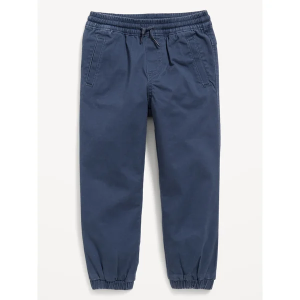 Functional-Drawstring Jogger Pants for Toddler Boys - Stormy Blue