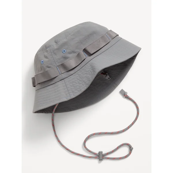 Gender-Neutral Bucket Hat for Kids - Cinder Smoke