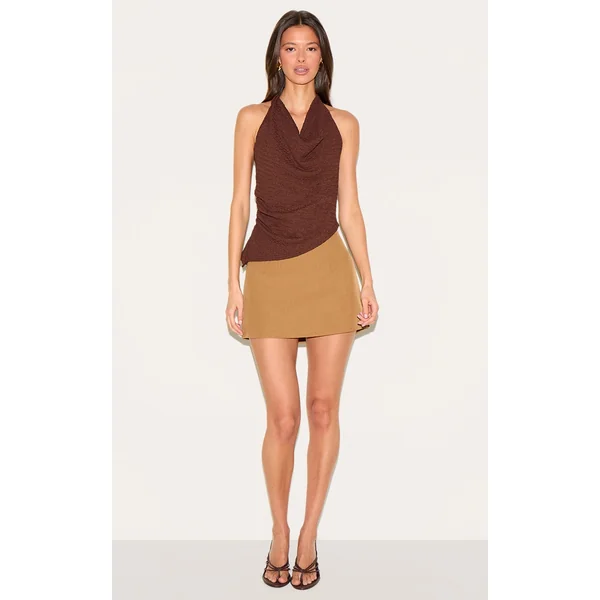 Ginger Woven A Line Mini Skirt