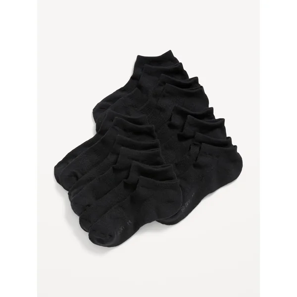 Go-Dry Ankle Socks 7-Pack for Boys - BlackJack