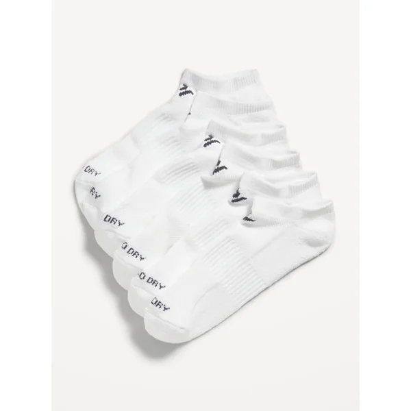 Go-Dry Training Socks 3-Pack for Men - White Combo