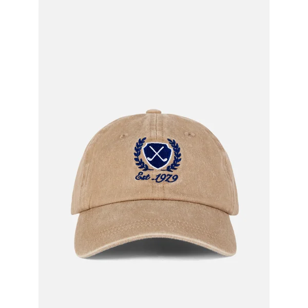 Gold Club Cap - Camel