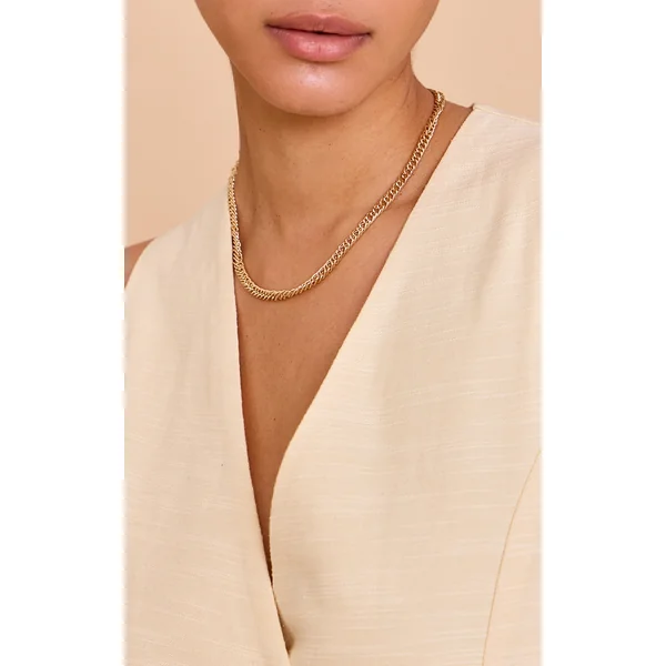 Gold Dainty Chain Necklace