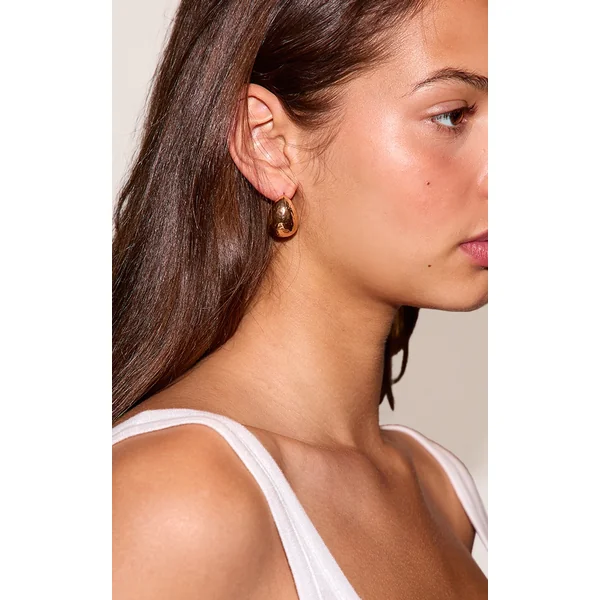 Gold Hammered Shell Multi-Pack Earrings