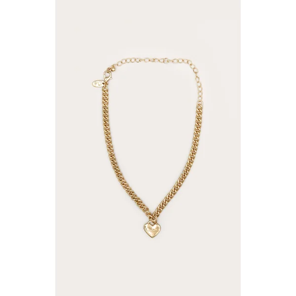 Gold Script Love Heart Anklet