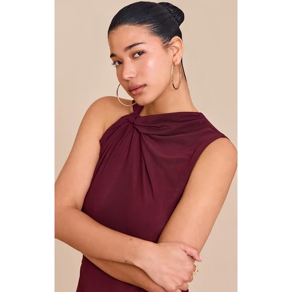 Gold Smooth Large Hoop Earrings