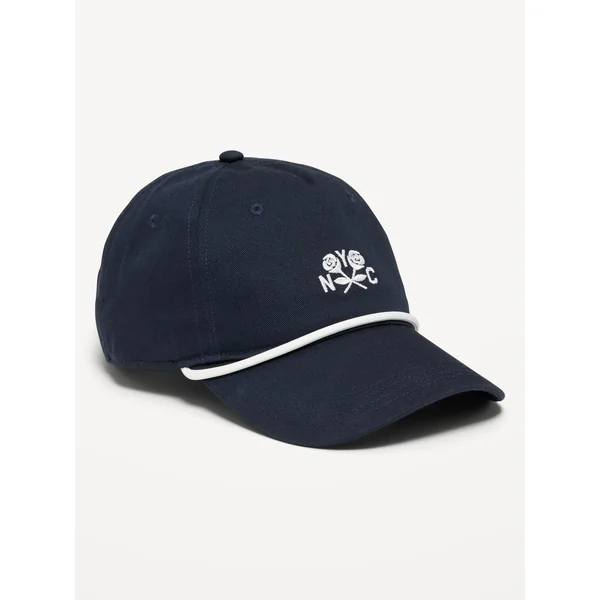 Graphic Baseball Cap for Men - Navy