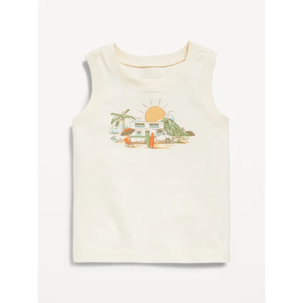 Graphic Tank Top for Toddler Boys - Creme De La Creme
