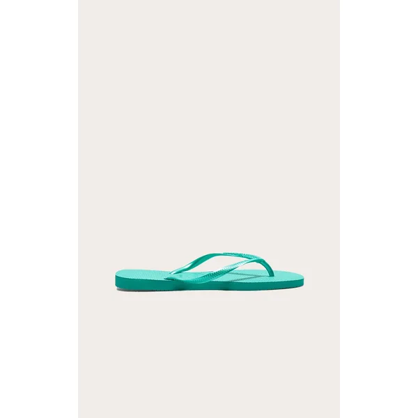 Green Metallic Havaianas Slim Flip Flops