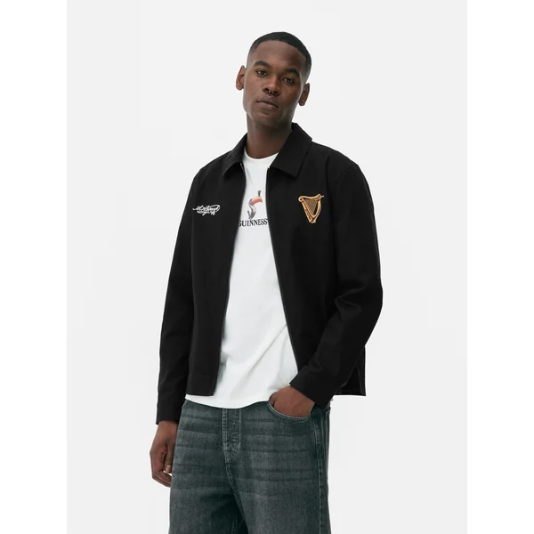 Guinness Zip Jacket - Black