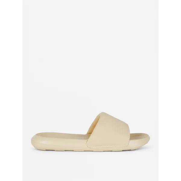 Gym Slides - Beige