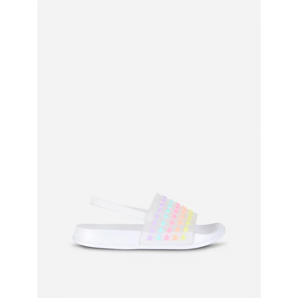 Heart Stripe Slides - Multi