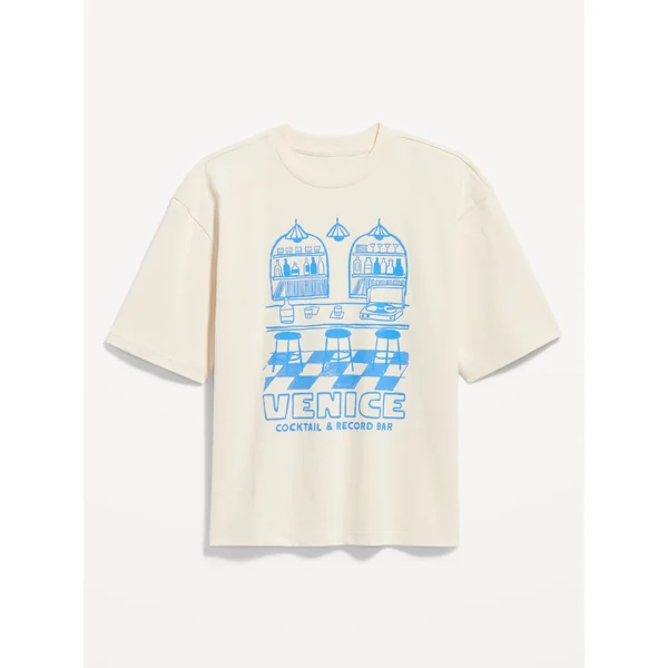 Heavyweight Cropped Graphic T-Shirt - Venice