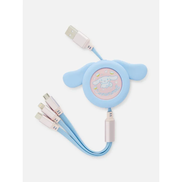Hello Kitty and Friends Cinnamoroll Charging Port - Light Blue