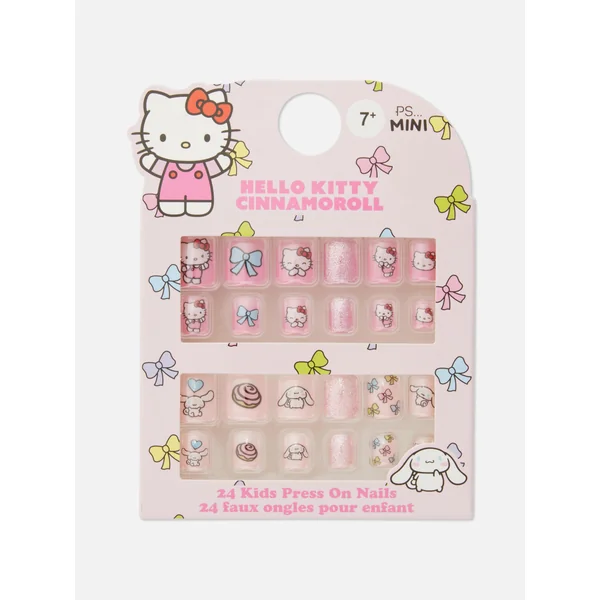 Hello Kitty and Friends Cinnamoroll Stick-On Faux Nails - Pink