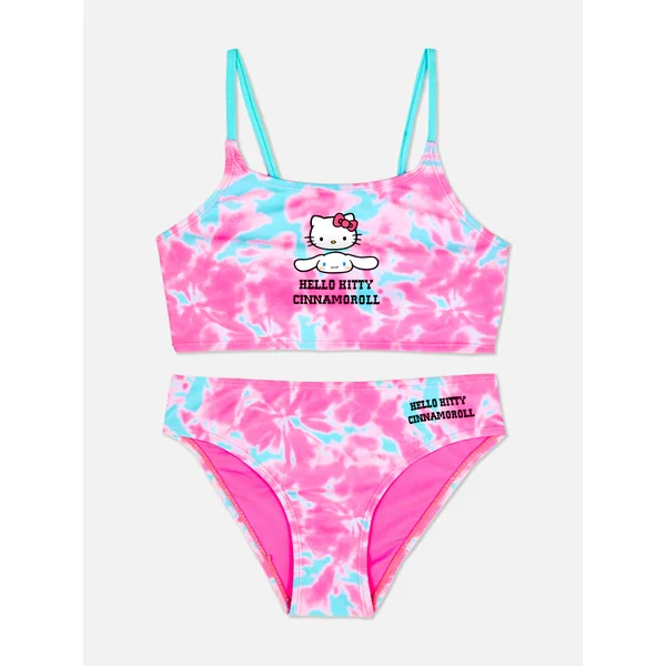 Hello Kitty And Friends Tie-Dye Bikini - Pink
