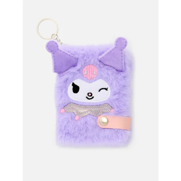 Hello Kitty Character Mini Notebook Keychain - Purple