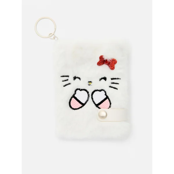 Hello Kitty Character Mini Notebook Keychain - Red