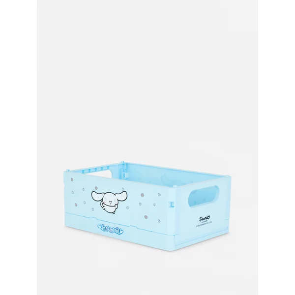 Hello Kitty Cinnamoroll Folding Storage Crate - Blue