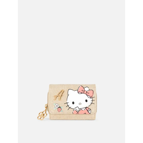 Hello Kitty Flap Purse - Natural
