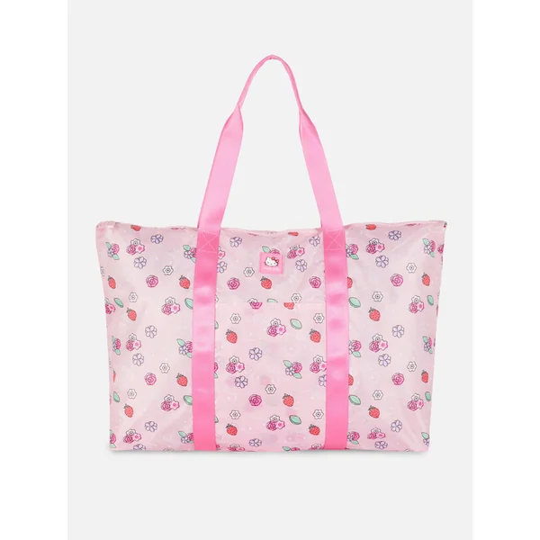 Hello Kitty Foldaway Weekend Bag - Pink