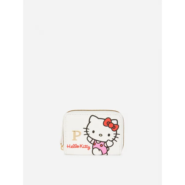 Hello Kitty Initial Purse - White
