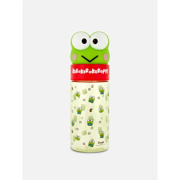 Hello Kitty Keroppi Water Bottle - Green